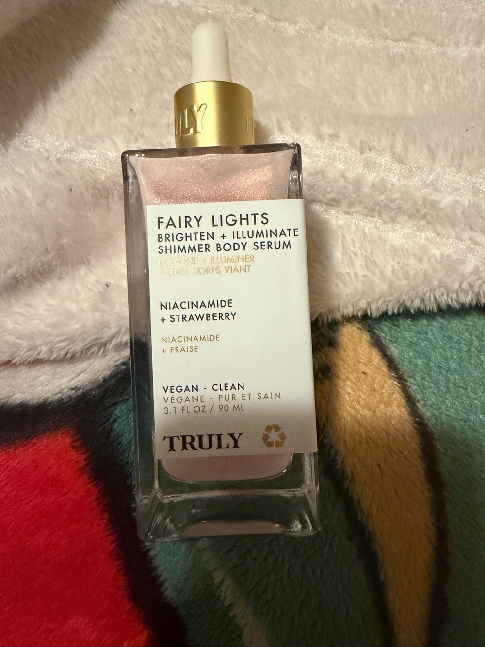 TRULY Fairy Lights Shimmer Body Serum - Pink & Gold Accents